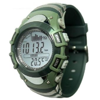 Spovan Jam Tangan New Multifungsi Fishing Sporty - Hijau  