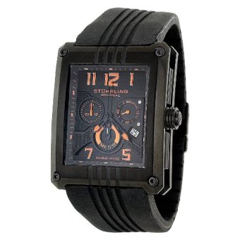 Stuhrling Original Men's 269.335657 Madman L.E. Swiss Chrono Black Dial Watch (Intl)  