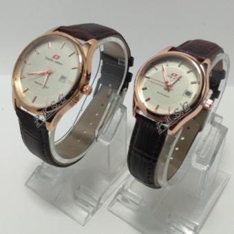 Swiss Army - Jam Tangan Couple - Original - Strap Kulit - SA-000000  