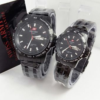 Swiss Army - Jam Tangan Couple - Stainless Steel - SA 2117 FB  