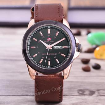 swiss army jam tangan pria gold black swiss army jam tangan pria gold black