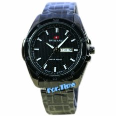 Swiss Army - SA0093M - Jam Tangan Pria - Stainless - ( Hitam )