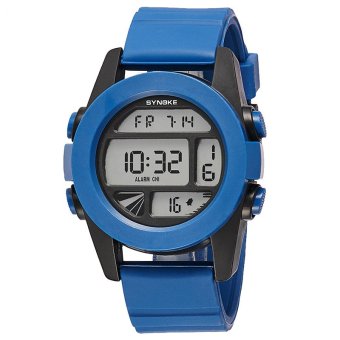 Synoke ABS materia young people Watches Sports Waterproof electronics Watch ss67286_blue  