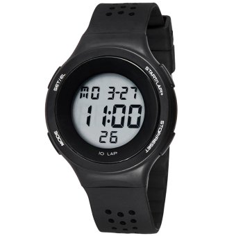 SYNOKE Superthin Design Multi-Functions Swimming Waterproof Digital Sport Wrist Watch ss67866_Black  