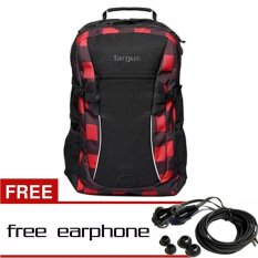 Targus TSB756 - BAP0031-01 Sport 26L Plaid backpack + ear phone