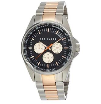 Ted Baker Men's TE3052 Round Two-Tone Stainless Steel Watch - intl  