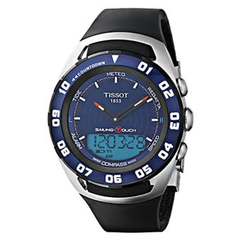 Tissot Sailing-Touch Mens Blue Face Multi-function Watch T056.420.27.041.00 - Intl  