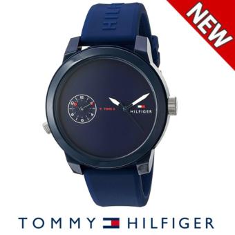 Tommy Hilfiger 1791325 Men's Denim Quartz Plastic and Rubber Casual Watch(Blue) - intl  