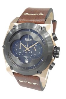 Triple 8 Collection - Expedition 6691MCLBRBA - Jam Tangan Pria - Rose Gold  