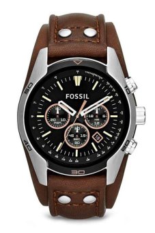 Triple 8 Collection - Fossil Coachman CH2891 - Jam tangan Pria Cokelat  