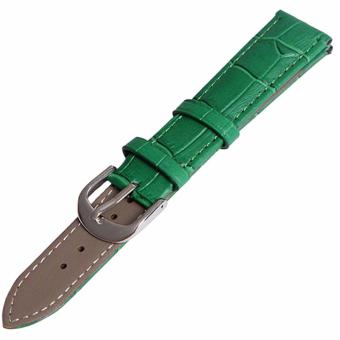 Twinklenorth 12mm Green Genuine Leather Watch Strap Band - intl  