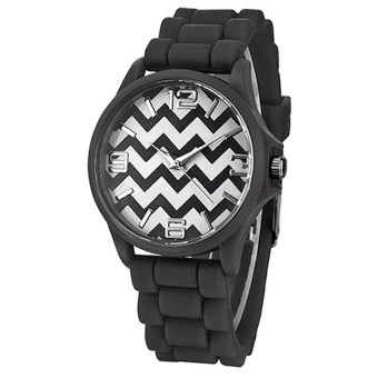 Unisex Black Silicone Watch 60BL073 - Intl - intl  