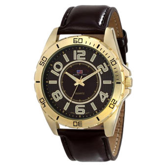 U.S. Polo Assn. Classic Men's US5160EXL Brown Dial Extra Long Brown Strap Watch - intl  