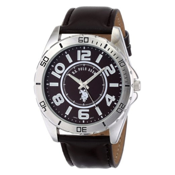 U.S. Polo Assn. Classic Men's USC50003 Watch With Brown Leather Band - intl  