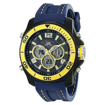 U.S. Polo Assn. Sport Men's US9322 Sport Watch with Navy Silicone Band - intl  