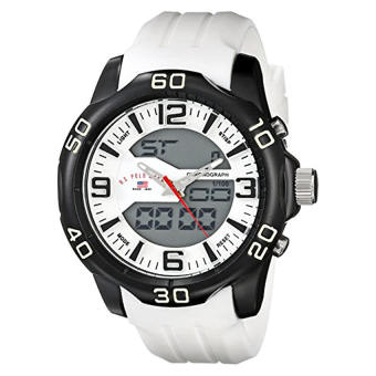U.S. Polo Assn. Sport Men's US9475 Analog-Digital Display Analog Quartz White Watch - intl  