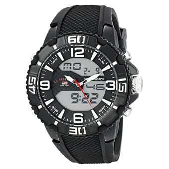 U.S. Polo Assn. Sport Men's US9509 Analog-Digital Display Analog Quartz Black Watch - intl  
