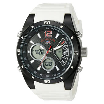 U.S. Polo Assn. Sport Men's US9539 Analog-Digital Display Analog Quartz White Watch - intl  