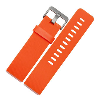 Vanker Silicon Twill Diagonal Bracelet Watch Band Replacement Strap For Fitbit Blaze (Red) - Intl  