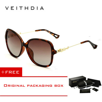 VEITHDIA Brand Retro TR90 Women's Sun glasses Polarized Ladies Designer Sunglasses Eyewear Accessori.