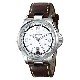 Victorinox Men's 241570 Night Vision Stainless Steel Watch with Brown Band (Intl) - Intl  