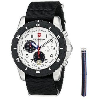 Victorinox Men's 241680.1 Analog Display Swiss Quartz Black Watch - intl  