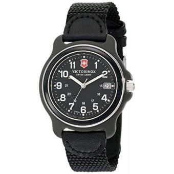 Victorinox Mens 249090 Original Analog Display Swiss Quartz Black Watch - intl  