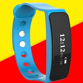 W23 0.86inch OLED Smart Wristband Bluetooth Sport Bracelet Sleep Tracker Sport Activity Monitor - Blue - intl  