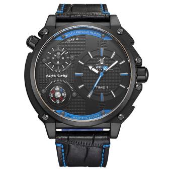 Weide Universe Series Dual Time Zone 30M Water Resistance - UV1507 - Black/Blue  
