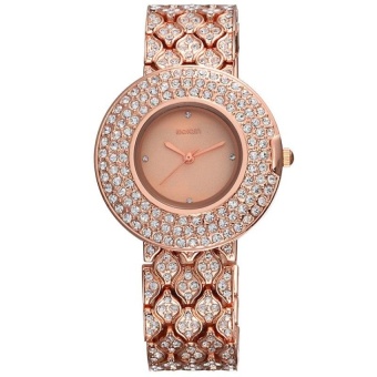 weizhe Qin Wei female diamond bracelet watches luxury Diamond WatchLadies high-end fashion wholesale cheap watches female (Gold) - intl  