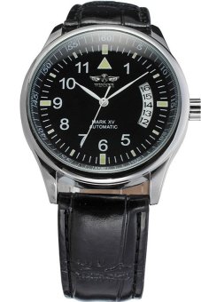 Winner Mechanical Hand Wind Wristwatch WRG8024M3S2 (Black)  