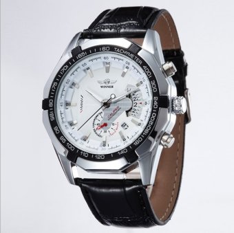 Winner TM340 Automatic Mechanical Watch Jam Tangan Otomatis - Mekanis - Hitam  