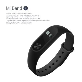 Xiaomi Mi Band 2 OLED Display - BLACK - Barang Baru  