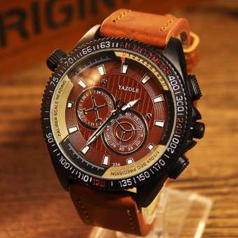 Yazole Sport Watches Men Fashion Luminous Hands Casual Watch - Intl  