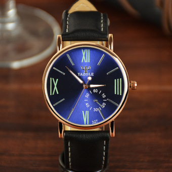 YAZOLE Top Luxury Brand Watches Men Women Quartz Watch Female Male Wristwatches Quartz-watch YZL327L-Black - intl  