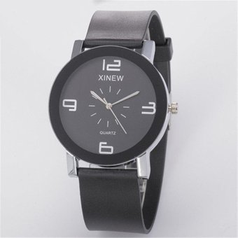 YBC Men Rubber Quartz Watch Fashion Simple Wristwatch - intl  
