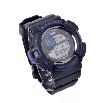 Yika Men's Multi Function Sports Wrist Watch Dive 50M Waterproof LED Digital Alarm (Blue) - intl  