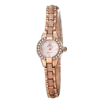 ZUNCLE Ladies Crystal Quartz Wrist Watch (Rose Gold)  
