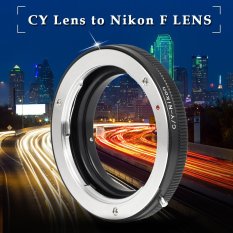 Adapter for Contax Yashica CY Lens to Nikon Mount Camera D90 D80 No Glass - INTL