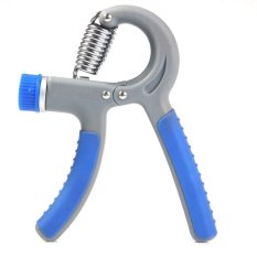 Adjustable Hand Grip Wrist Forearm Strength Training 10 - 40Kg (Grey and White and Blue) - Intl