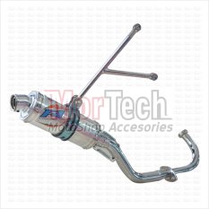 AHRS Knalpot Racing TGA Mio CW - Karbu 110 cc Silver