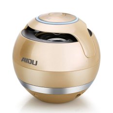AIDU Mini Portable Wireless Bluetooth Speaker Amplifier AY800 (Gold) - Intl