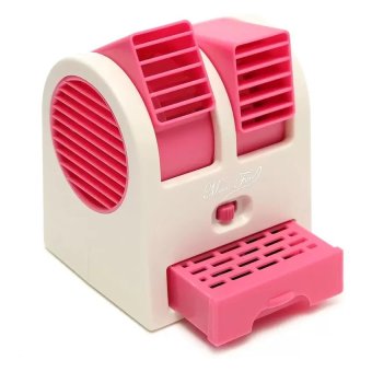 AIUEO Mini AC Perfume Turbine Fan Double - Pink  