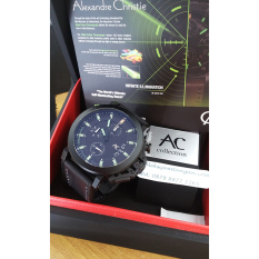Alexandre Christie 7890 Night Vision HATRIUM 3 - Jam Tangan Pria - Hitam