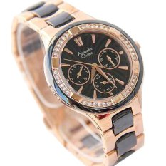 Alexandre Christie Ladies Watch - Jam Tangan Wanita - Hitam - Keramik - AC2299bf