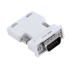 Allwin HDMI Female to VGA Male Converter (White)