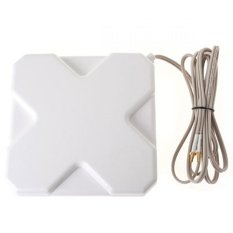 Antena Portable 35dBi modem 3G 4G LTE FDD TDD W-Max 435 Double Pigtail Untuk Modem Sierra 320u - Putih
