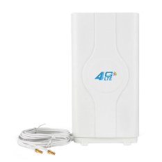Antena Portable 45dBi Minimax G45 Penguat Sinyal 3G 4G LTE Untuk Modem Bolt Slim E5372s Double Pigtail - Putih