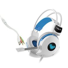 AULA Succubus Gaming Headset Microphone Game headphone for Laptop Computer Game (White) - INTL
