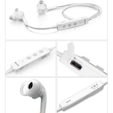 Autoleader Bluetooth 4.0 Stereo Handsfree Headphone Headset for iPhone 5S Note 3 (White) (Intl)